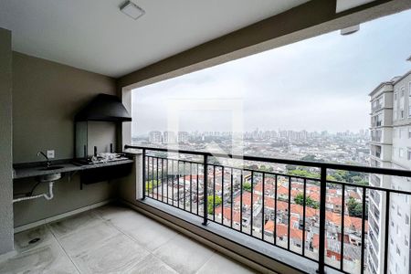 Varanda da Sala de apartamento à venda com 2 quartos, 67m² em Pari, São Paulo