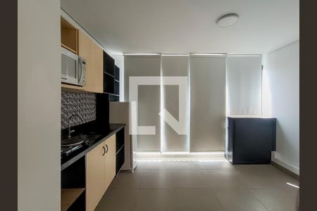Sala e Cozinha de apartamento para alugar com 1 quarto, 30m² em Bom Retiro, São Paulo