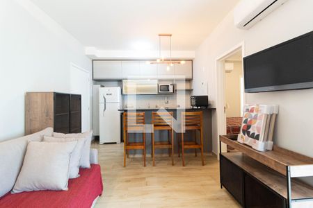 Sala de apartamento para alugar com 1 quarto, 48m² em Sumaré, São Paulo
