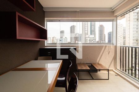 Apartamento à venda com 48m², 1 quarto e 1 vagaVaranda