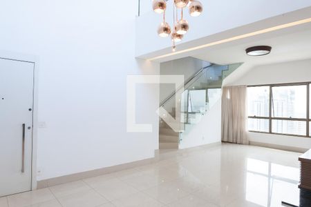 Sala de apartamento à venda com 3 quartos, 345m² em Vila da Serra, Nova Lima