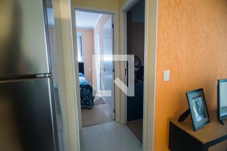 Corredor - Acesso ao Banheiro, Suíte e Quarto 2 de apartamento para alugar com 1 quarto, 48m² em Pompeia, São Paulo