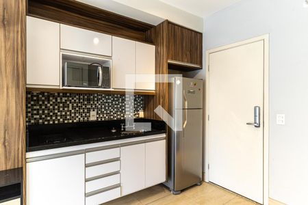 Cozinha de apartamento à venda com 1 quarto, 43m² em Santa Cecília, São Paulo