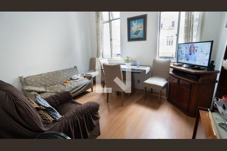 Sala de apartamento à venda com 2 quartos, 50m² em Catete, Rio de Janeiro