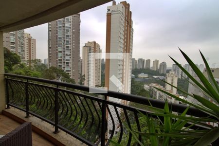 Varanda da Sala de apartamento à venda com 2 quartos, 158m² em Vila Andrade, São Paulo
