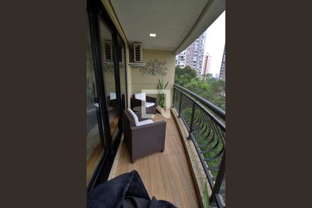 Varanda da Sala de apartamento à venda com 2 quartos, 158m² em Vila Andrade, São Paulo