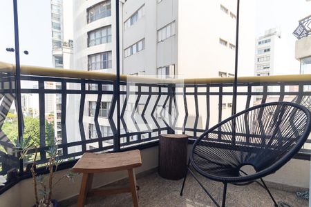 Varanda de apartamento à venda com 3 quartos, 115m² em Sumaré, São Paulo