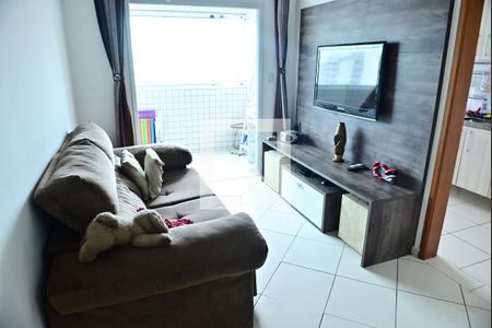 Sala de apartamento para alugar com 2 quartos, 64m² em Guilhermina, Praia Grande
