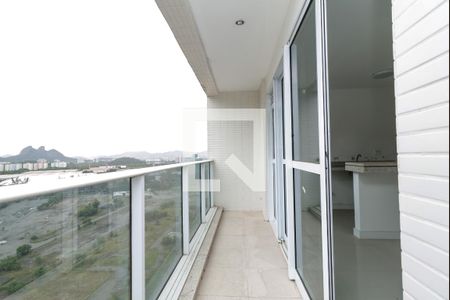Varanda da Sala de apartamento para alugar com 2 quartos, 79m² em Barra da Tijuca, Rio de Janeiro