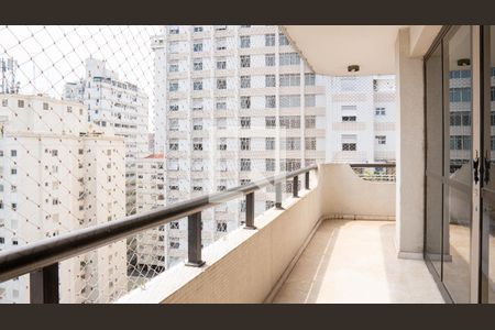Varanda de apartamento à venda com 4 quartos, 247m² em Santa Cecilia, São Paulo