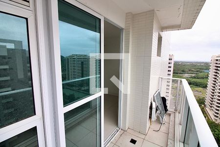 Varanda da Sala de apartamento para alugar com 2 quartos, 79m² em Barra da Tijuca, Rio de Janeiro