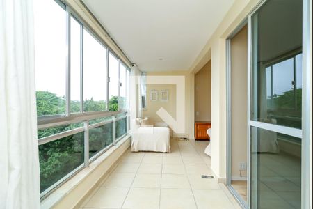Varanda da Sala de apartamento para alugar com 1 quarto, 75m² em Barra da Tijuca, Rio de Janeiro