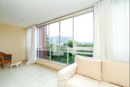 Varanda da Sala de apartamento para alugar com 1 quarto, 75m² em Barra da Tijuca, Rio de Janeiro