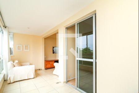 Varanda da Sala de apartamento para alugar com 1 quarto, 75m² em Barra da Tijuca, Rio de Janeiro
