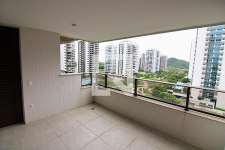 Varanda da Sala de apartamento à venda com 4 quartos, 131m² em Barra da Tijuca, Rio de Janeiro