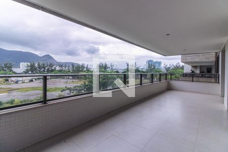 Varanda de apartamento para alugar com 3 quartos, 134m² em Barra da Tijuca, Rio de Janeiro