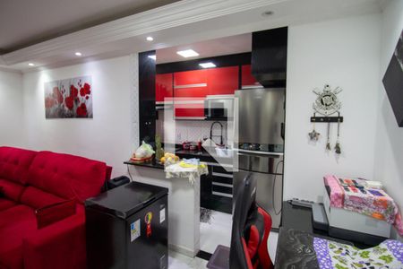 Sala de apartamento para alugar com 2 quartos, 60m² em Vila Correa, Ferraz de Vasconcelos