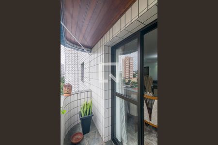 Varanda da Sala de apartamento à venda com 4 quartos, 134m² em Vila Bastos, Santo André