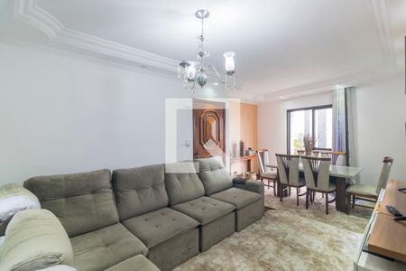 Sala de apartamento à venda com 4 quartos, 134m² em Vila Bastos, Santo André