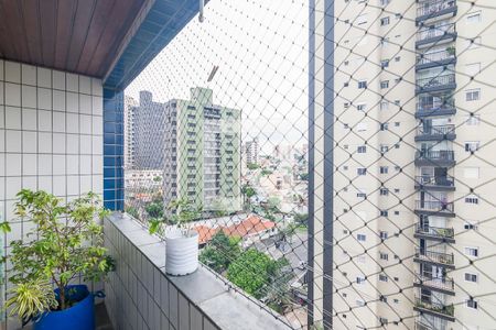 Varanda da Sala de apartamento à venda com 4 quartos, 134m² em Vila Bastos, Santo André