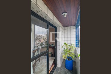 Varanda da Sala de apartamento à venda com 4 quartos, 134m² em Vila Bastos, Santo André