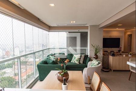 Varanda de apartamento à venda com 3 quartos, 139m² em Vila Dom Pedro I, São Paulo