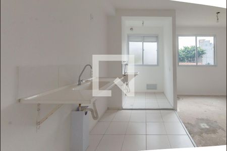 Cozinha e área de serviço de apartamento à venda com 1 quarto, 35m² em Liberdade, São Paulo