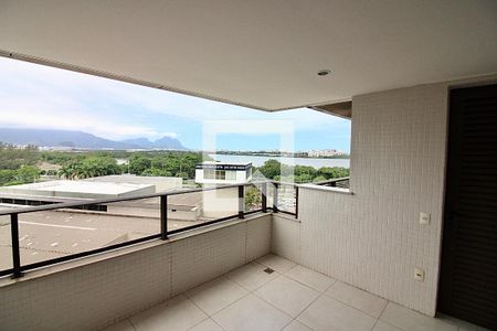 Varanda da Sala de apartamento à venda com 3 quartos, 131m² em Barra da Tijuca, Rio de Janeiro