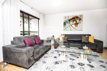 Sala, estar  de apartamento para alugar com 3 quartos, 118m² em Itaim Bibi, São Paulo