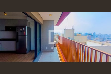 Studio à venda com 30m², 1 quarto e sem vagaVaranda