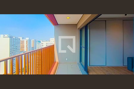 Studio à venda com 30m², 1 quarto e sem vagaVaranda