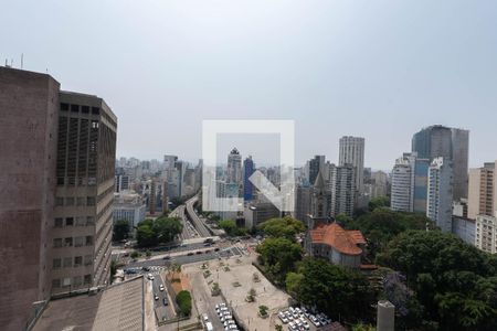 Vista da Sala de kitnet/studio à venda com 1 quarto, 30m² em Consolação, São Paulo