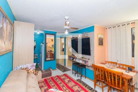Sala/Cozinha de apartamento para alugar com 2 quartos, 48m² em Mato Grande, Canoas