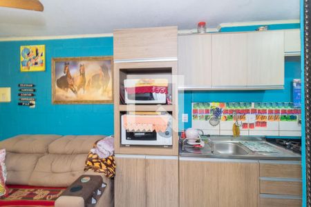 Sala/Cozinha de apartamento para alugar com 2 quartos, 48m² em Mato Grande, Canoas