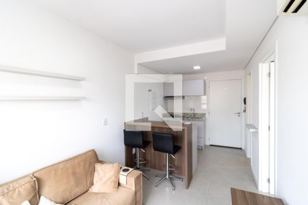 Sala/Cozinha de kitnet/studio à venda com 1 quarto, 32m² em Centro Histórico, Porto Alegre