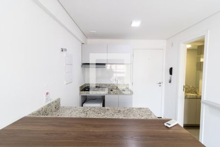 Sala/Cozinha de kitnet/studio à venda com 1 quarto, 32m² em Centro Histórico, Porto Alegre
