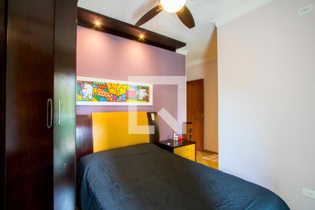 Quarto 1 - Suíte de apartamento à venda com 3 quartos, 84m² em Vila Gilda, Santo André