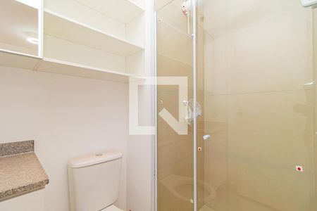 Banheiro de apartamento para alugar com 1 quarto, 28m² em Bela Vista, São Paulo