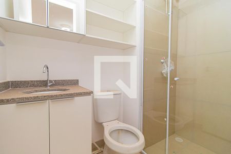 Banheiro de apartamento para alugar com 1 quarto, 28m² em Bela Vista, São Paulo