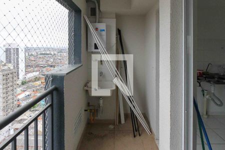 Varanda de apartamento para alugar com 2 quartos, 39m² em Vila Tolstoi, São Paulo