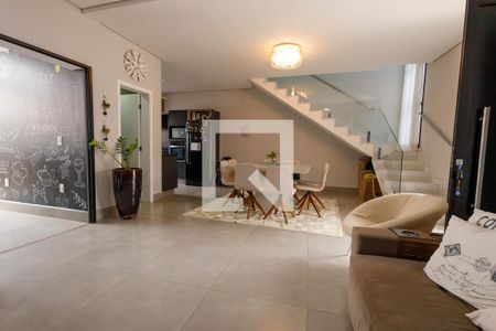 Sala de casa de condomínio para alugar com 3 quartos, 150m² em Jardins do Império, Indaiatuba
