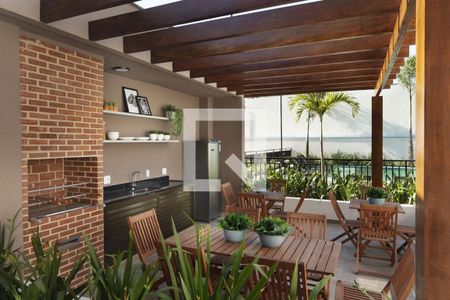 Apartamento para alugar com 44m², 2 quartos e 1 vagaÁrea comum - Churrasqueira