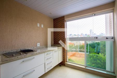 Varanda da sala de apartamento à venda com 3 quartos, 84m² em Vila Valparaiso, Santo André