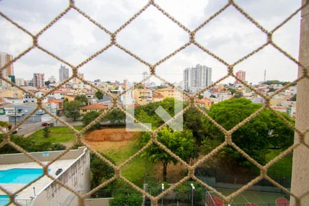 Vista da varanda de apartamento à venda com 3 quartos, 84m² em Vila Valparaiso, Santo André