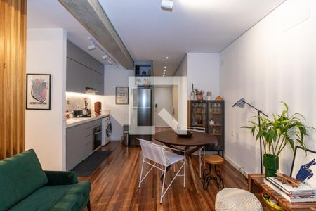 Studio para alugar com 47m², 1 quarto e sem vagaSala e Cozinha