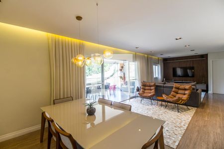 Sala de Jantar de apartamento à venda com 3 quartos, 158m² em Centro Empresarial Tamboré, Santana de Parnaíba