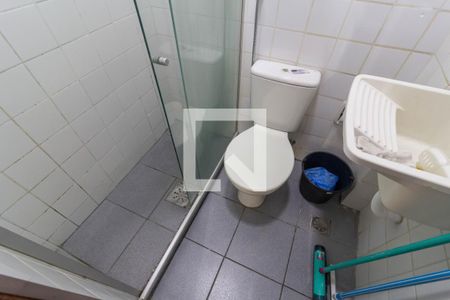 Banheiro de kitnet/studio para alugar com 0 quarto, 21m² em Santa Teresa, Rio de Janeiro