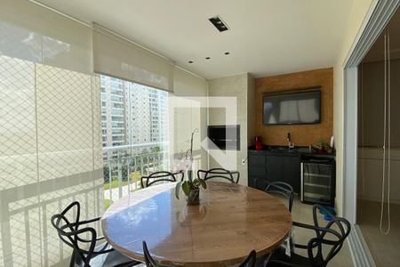 Varanda gourmet de apartamento para alugar com 3 quartos, 132m² em Alphaville, Santana de Parnaíba