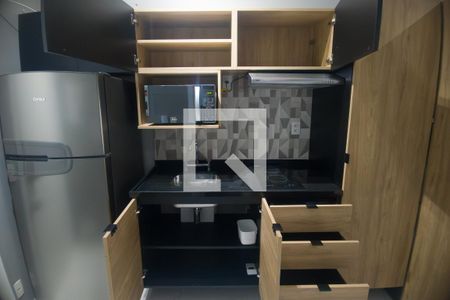 Studio à venda com 27m², 1 quarto e sem vagaCozinha