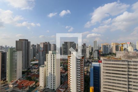Vista da Varanda da Sala de apartamento à venda com 1 quarto, 58m² em Jardim das Acácias, São Paulo